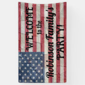 Patriotische USA-Flagge - Text zur Stone-Wall-Kall Banner (Vertikal)