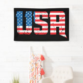 Patriotische USA in Red, White und Blue Banner (Insitu)