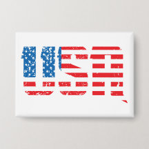 Patriotische USA in Red, White und Blue