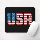 Patriotische USA in Red, White und Blue Mousepad (Mit Mouse)