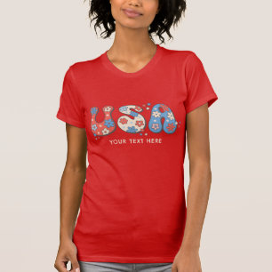 Patriotische USA Liebe 4. Juli Unabhängigkeitstag T-Shirt