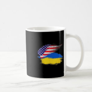 Patriotische Vereinigte Staaten Usa Ukraine Amerik Kaffeetasse