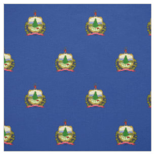 Patriotische Vermont-Staats-Flagge Stoff