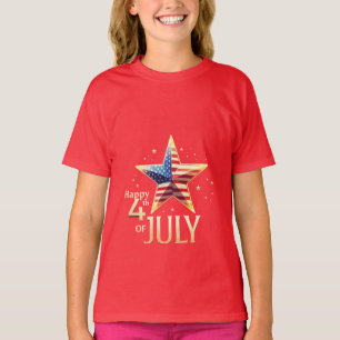 Patriotische Vibes: Sterne, Streifen und Stil T-Shirt