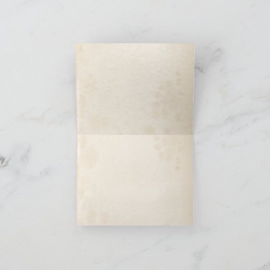 Patriotische Vintage Flagge Dankeskarte (Innenseite)