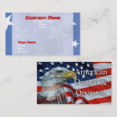 Patriotische Visitenkarte (Vorne/Hinten)