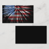 Patriotische Visitenkarte (Vorne/Hinten)