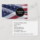 Patriotische Visitenkarten Visitenkarte (Vorne/Hinten)