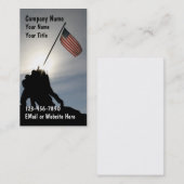 Patriotische Visitenkarten Visitenkarte (Vorne/Hinten)