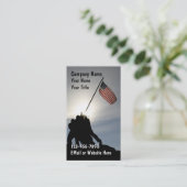 Patriotische Visitenkarten Visitenkarte (Stehend Vorderseite)