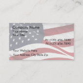 Patriotische Visitenkarten Visitenkarte (Vorderseite)