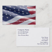 Patriotische Visitenkarten Visitenkarte (Vorne/Hinten)