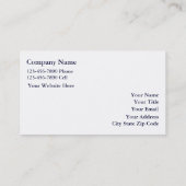 Patriotische Visitenkarten Visitenkarte (Rückseite)