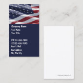 Patriotische Visitenkarten Visitenkarte (Vorne/Hinten)