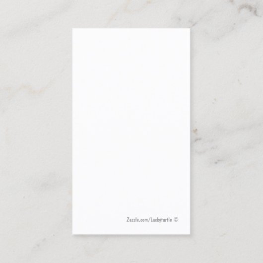 Patriotische Visitenkarten Visitenkarte (Rückseite)