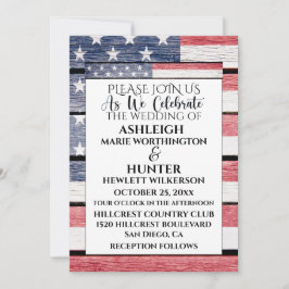 Patriotische Vorlage für Hochzeiten