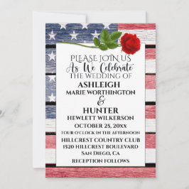 Patriotische Vorlage für Hochzeiten