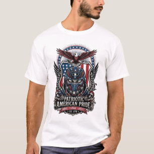 Patriotische Wächtermaske Freiheit Militär Inspiri T-Shirt