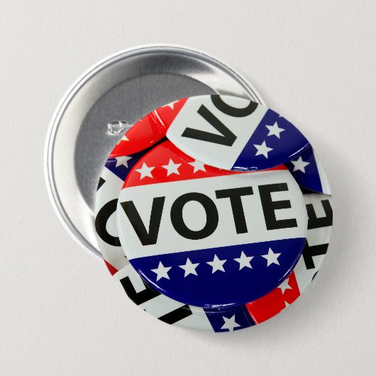 patriotische Wahl Button (Vorne & Hinten)