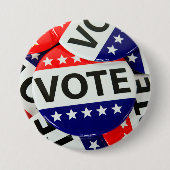 patriotische Wahl Button (Vorderseite)