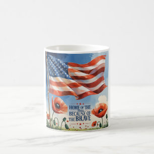 Patriotische Wasserflasche - Gedenktag - Tribut mi Kaffeetasse