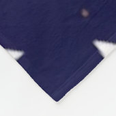 Patriotische Waves Fleecedecke (Ecke)