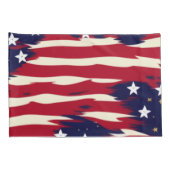 Patriotische Waves Kissenbezug (Rückseite-Rechts)