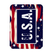 Patriotische Waves Magnet (Vertikal)