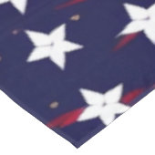 Patriotische Waves Tischdecke (Schrägansicht)