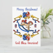 Patriotische Weihnachten (Stehend Vorderseite)