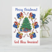 Patriotische Weihnachten (Stehend Vorderseite)