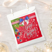 Patriotische Weihnachten Geschenktütchen (Ausgeschnitten)