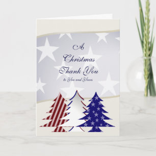 Patriotische Weihnachtsbäume, Militärhilfe, danke