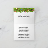 Patriotische Weihnachtskarte Dankeskarte (Innenseite)