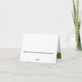 Patriotische Weihnachtskarte Dankeskarte (Rückseite)