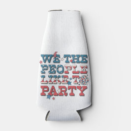 PATRIOTISCHE WEISSE BLAU WIE PARTY FLASCHENKÜHLER