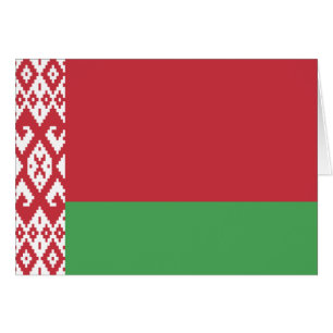 Patriotische weißrussische Flagge