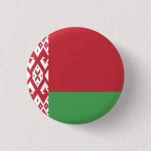 Patriotische weißrussische Flagge Button