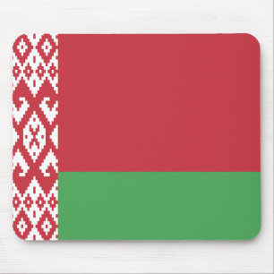 Patriotische weißrussische Flagge Mauspad