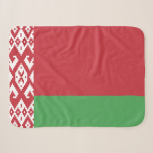 Patriotische weißrussische Flagge Sherpa-Decke Sherpadecke
