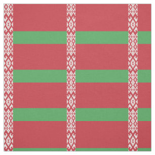 Patriotische weißrussische Flagge Stoff