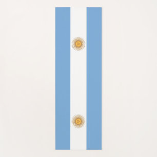 Patriotische Yoga Mats mit argentinischer Flagge Yogamatte