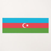 Patriotische Yoga Mats mit der Flagge Aserbaidscha Yogamatte (Vorderseite (Horizontal))