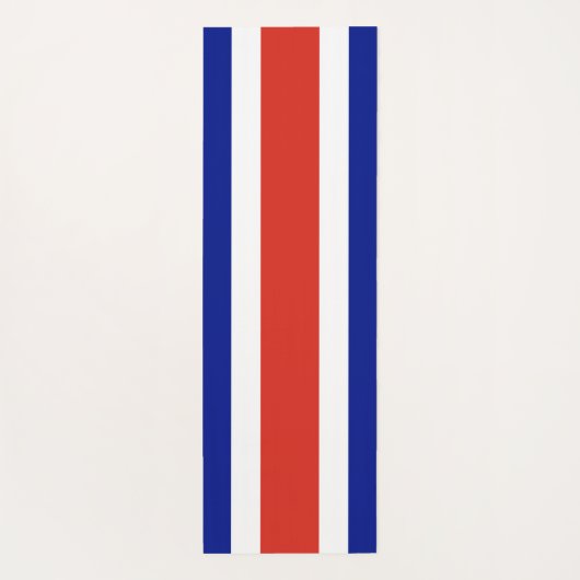 Patriotische Yoga Mats mit der Flagge Costa Ricas Yogamatte (Rückseite)
