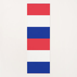 Patriotische Yoga Mats mit der Flagge Frankreichs Yogamatte