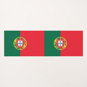 Patriotische Yoga Mats mit der Flagge Portugals Yogamatte (Rückseite (Horizontal))