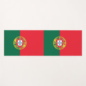 Patriotische Yoga Mats mit der Flagge Portugals Yogamatte (Vorderseite (Horizontal))