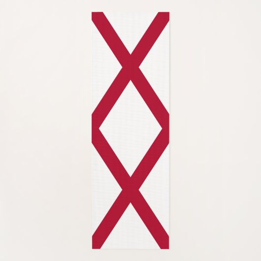 Patriotische Yoga Mats mit der Flagge von Alabama, Yogamatte (Vorderseite)