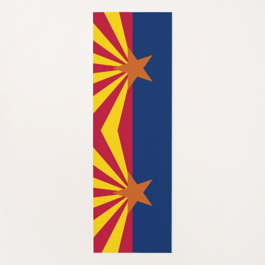 Patriotische Yoga Mats mit der Flagge von Arizona, Yogamatte (Vorderseite)
