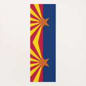 Patriotische Yoga Mats mit der Flagge von Arizona, Yogamatte (Rückseite)